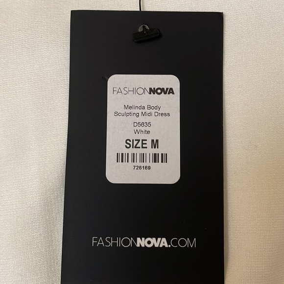 NWT Fashion nova Melinda body sculpting midi dress - Picture 4 of 4